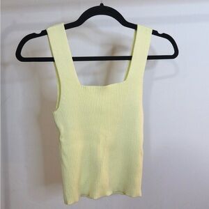 Elevated Squareneck Knit Tank